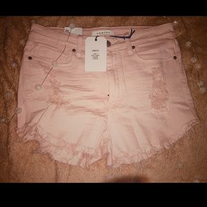 Baby Pink Eunina Los Angeles Ripped shorts💕